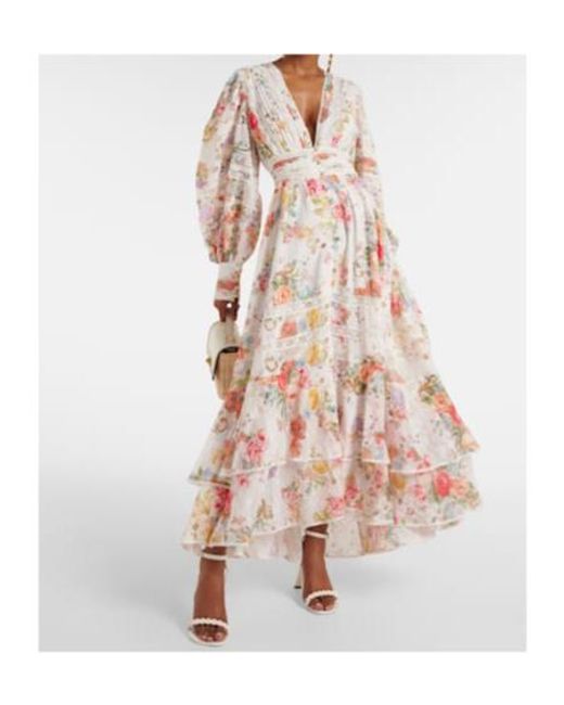 Camilla Multicolor Sew Yesterday Floral Midi Dress