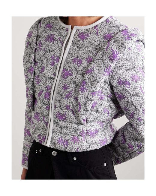 Isabel Marant Purple Drew Jacket