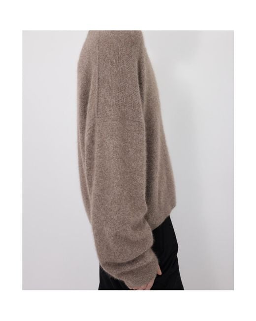 Loulou de Saison Gray Tristan Crewneck Knitwear