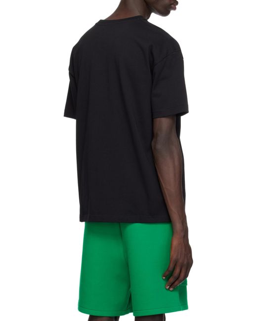 Mackage Black Round Neck Short Sleeve T-Shirt for men