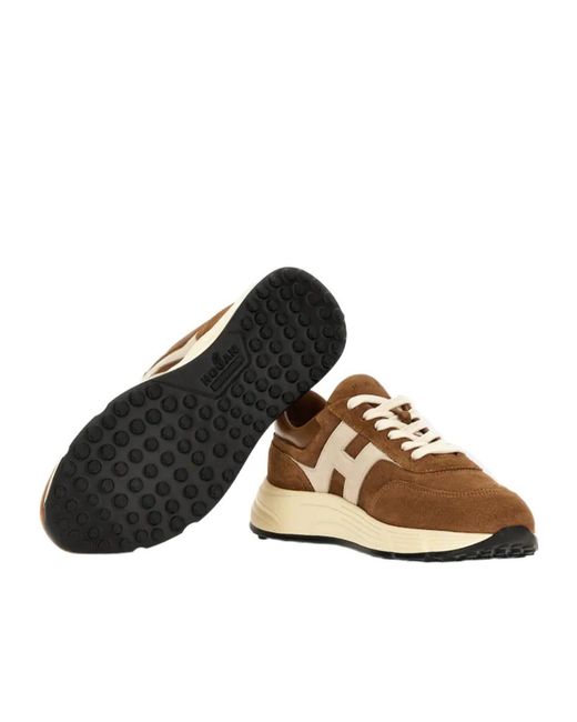 Hogan Brown Hyperlight Sneakers for men