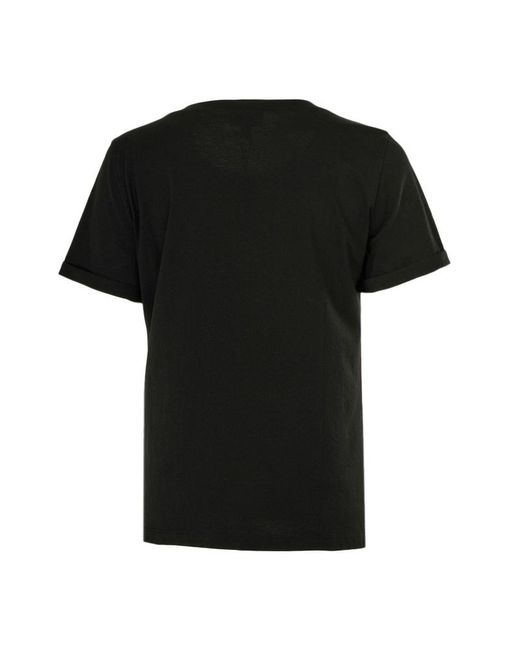Armani Jeans Black Letter Logo T-Shirt