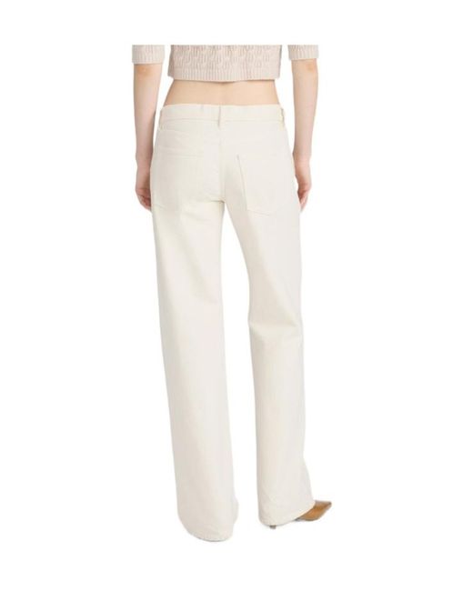 FRAME White Belt Loop Jeans