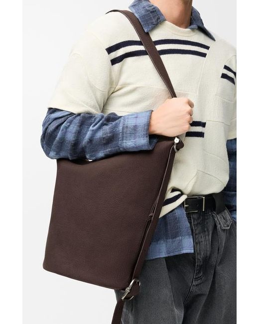 Loewe Brown Loop Bucket Bag for men