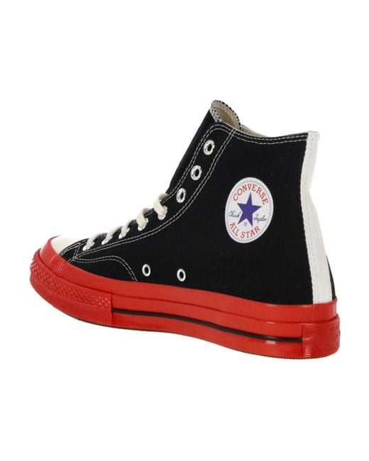 COMME DES GARÇONS PLAY Red Comme Des Garçons Play X Converse Chuck 70 High-Top Sneakers for men
