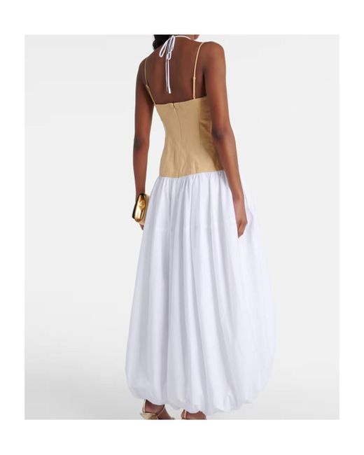 Jonathan Simkhai White Suspender Dress