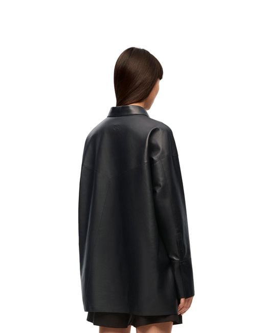 Loewe Black Puzzle Leather Shirt