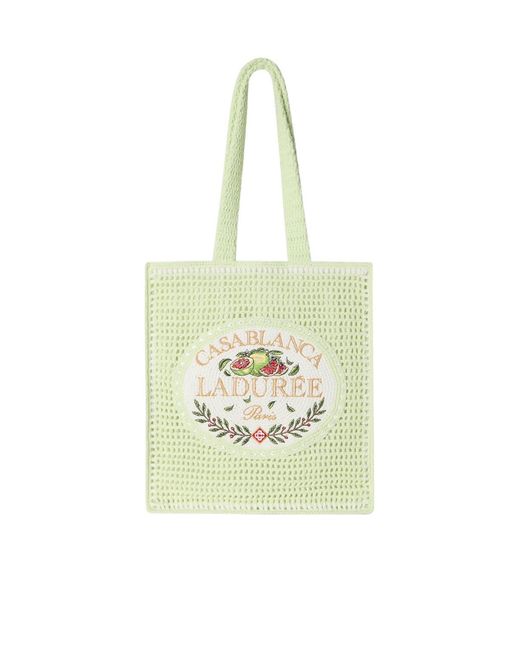 Casablanca Metallic X Laduree Crochet Bag for men