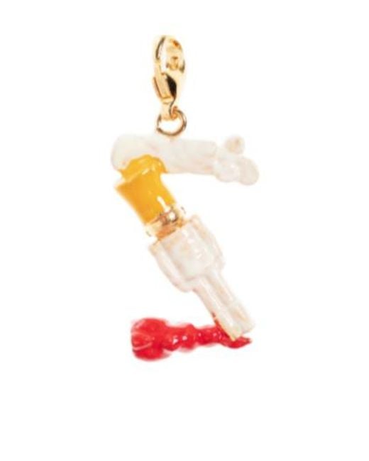 Marni White The Shape Of The Z Charm