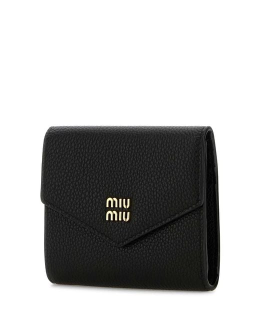 Miu Miu Black Wallets
