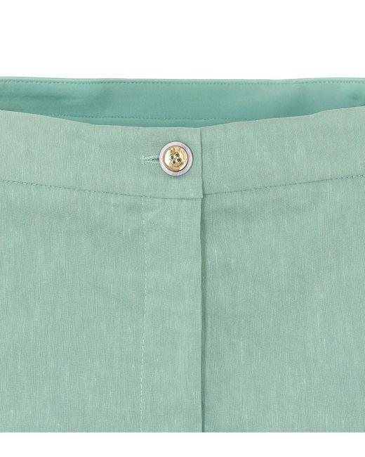 Pinko Green Jacopone Wide-Leg Pants