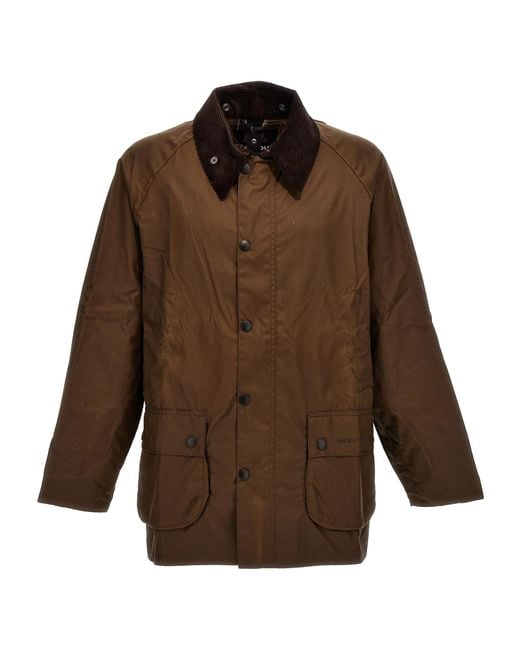 Barbour Brown Long-Sleeved Casual Jacket for men