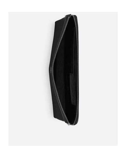 Dior Black A4 Zipped Pouch for men