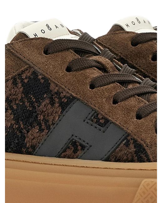 Hogan Brown Crosswind Sneakers