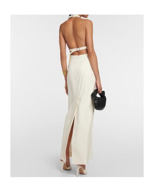 Wardrobe NYC White Halter Neck Top