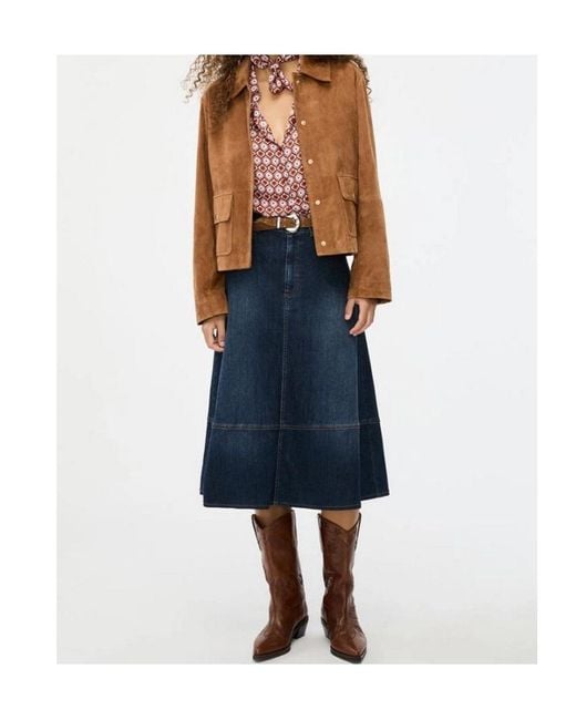 iBlues Brown Suede Jacket