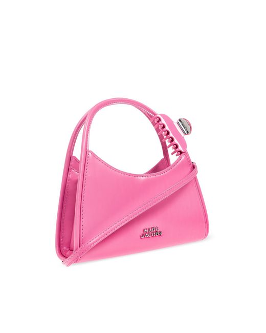 Marc Jacobs Pink The Glam Claw Clip Cross Body Bag