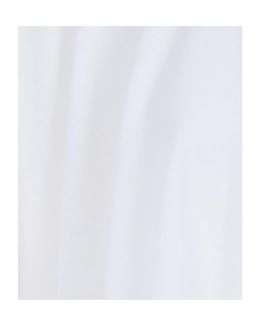 Twinset White Ruffle-Detail Shirt