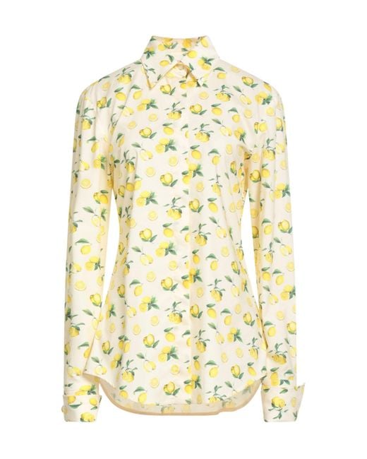 Sportmax Metallic Printed Long-Sleeved Shirt