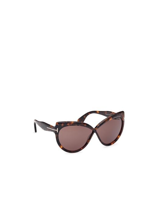 Tom Ford Purple Eyewear Butterfly-Frame Sunglasses
