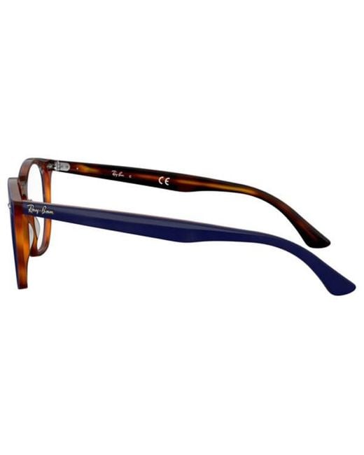 Ray-Ban White Logo Flat Mirror for men