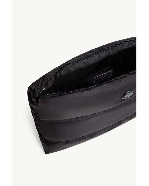 Moncler Black Caradoc Quilted Laptop Bag for men