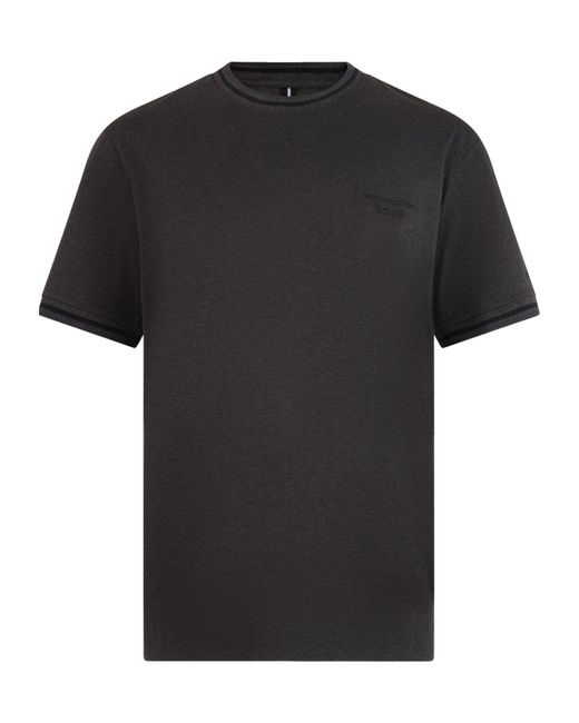 Boss Black Crew Neck Short-Sleeved T-Shirt for men