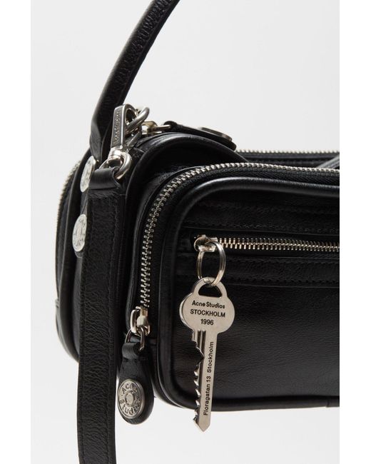 Acne Black Camero Kit Crossbody Bag for men