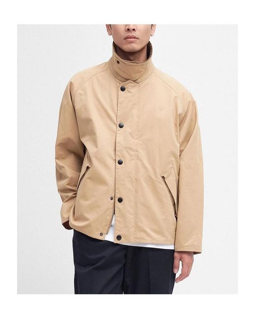Barbour Natural High-Neck Long-Sleeved Jacket for men