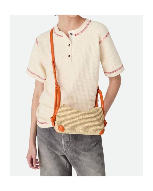Bottega Veneta Metallic Loop Top Handle
