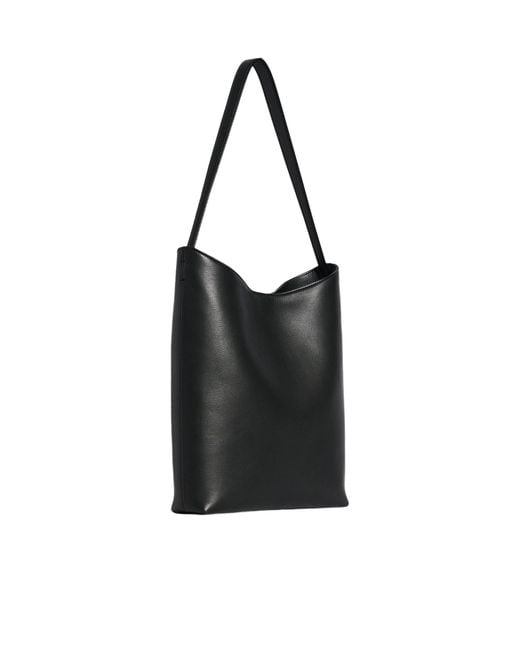 The Row Black Alma Shoulder Bag