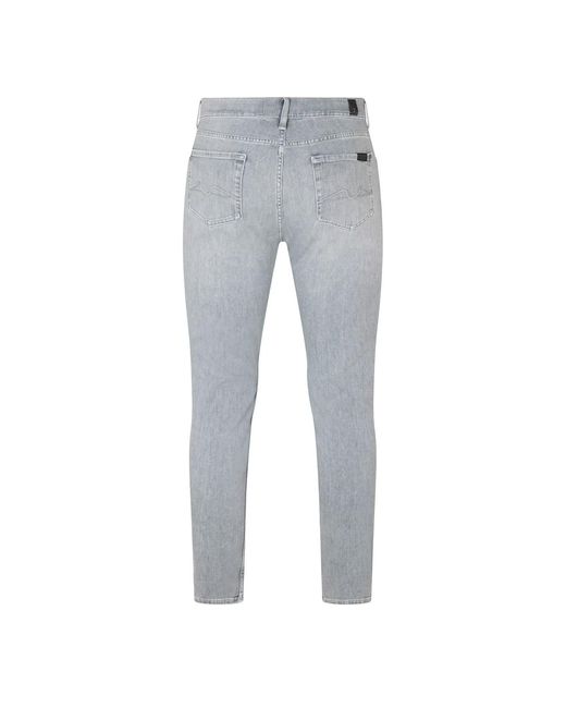 7 For All Mankind Gray 7Fam Slimmy Tapered Sn62 for men