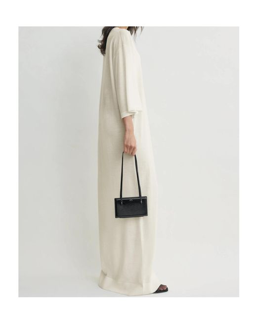 Totême  White Totême Crewneck T-Shirt Dress