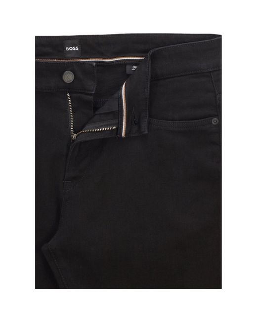Boss Blue Solid Color Casual Pants for men