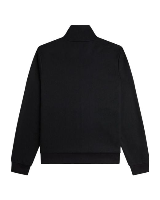 Fred Perry Black Stripe Tape Track Jacket for men
