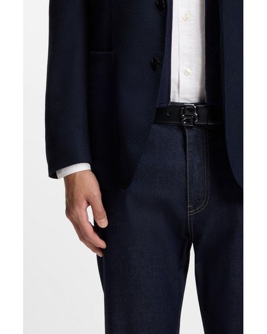 Boss Black Logo-Buckle Belt for men