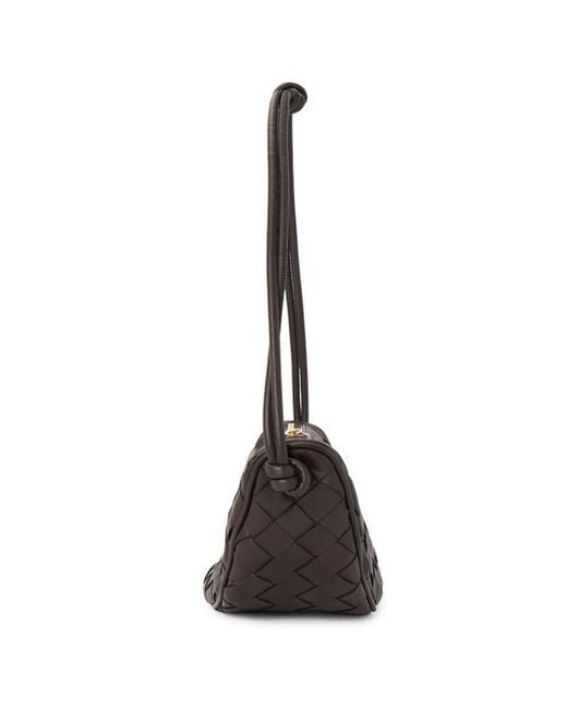 Bottega Veneta Metallic Woven Shoulder Bag
