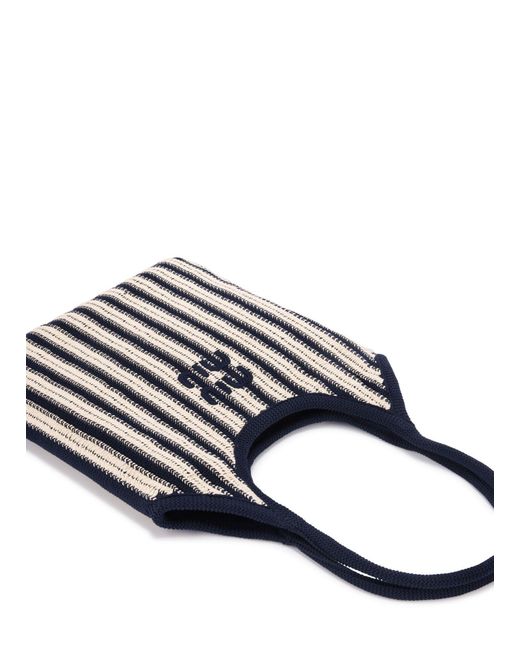 Miu Miu Blue Ivy Braided Cotton Shoulder Bag