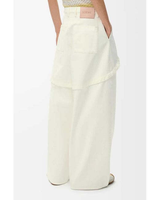 Loewe White Belt Loop Jeans