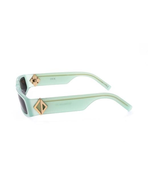 Dior White Rectangular Sunglasses for men