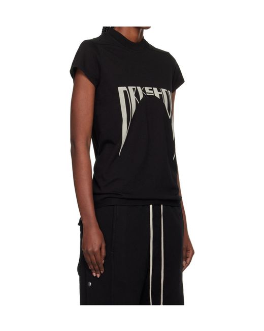 Rick Owens Black Concordians Small Level T-Shirt
