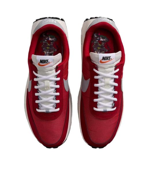 Nike Red Acg Ldv Lace-Up Sneakers for men
