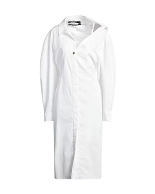 Jacquemus White Mid-Length Dress