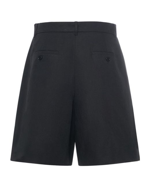 Weekend by Maxmara Blue Belt-Loop Shorts