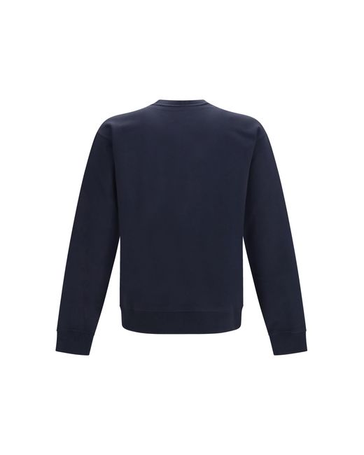 Valentino Blue Vlgoo Embroidered Crewneck Sweatshirt for men