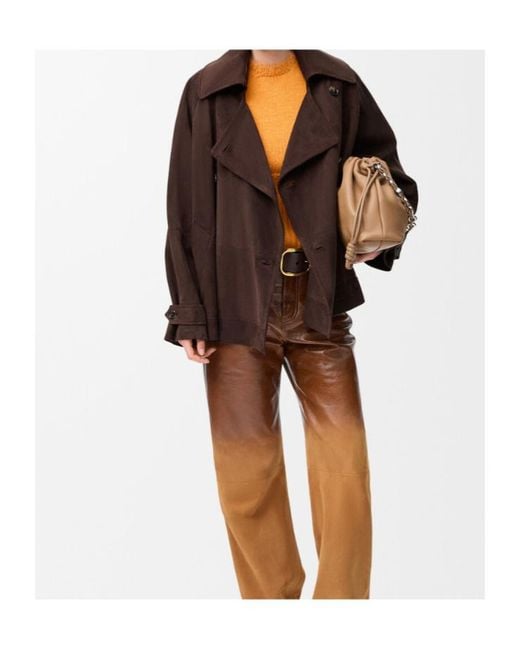 Loewe Brown Bow Jacket