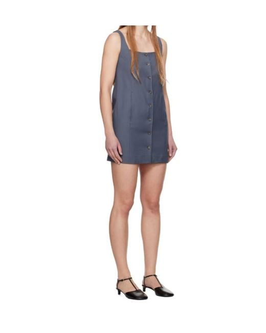 Loulou de Saison Blue Idon Minidress