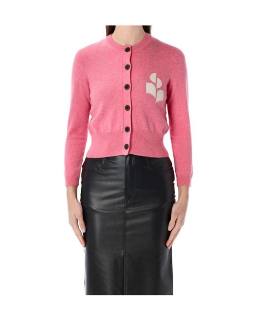 Isabel Marant Pink Isabel Marant Étoile Newton Button-Up Cardigan