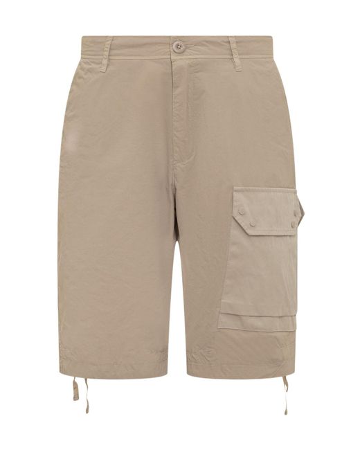 C P Company Natural Cargo Shorts for men