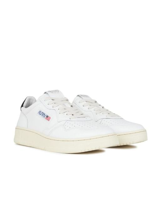 Autry White Logo Sneakers
